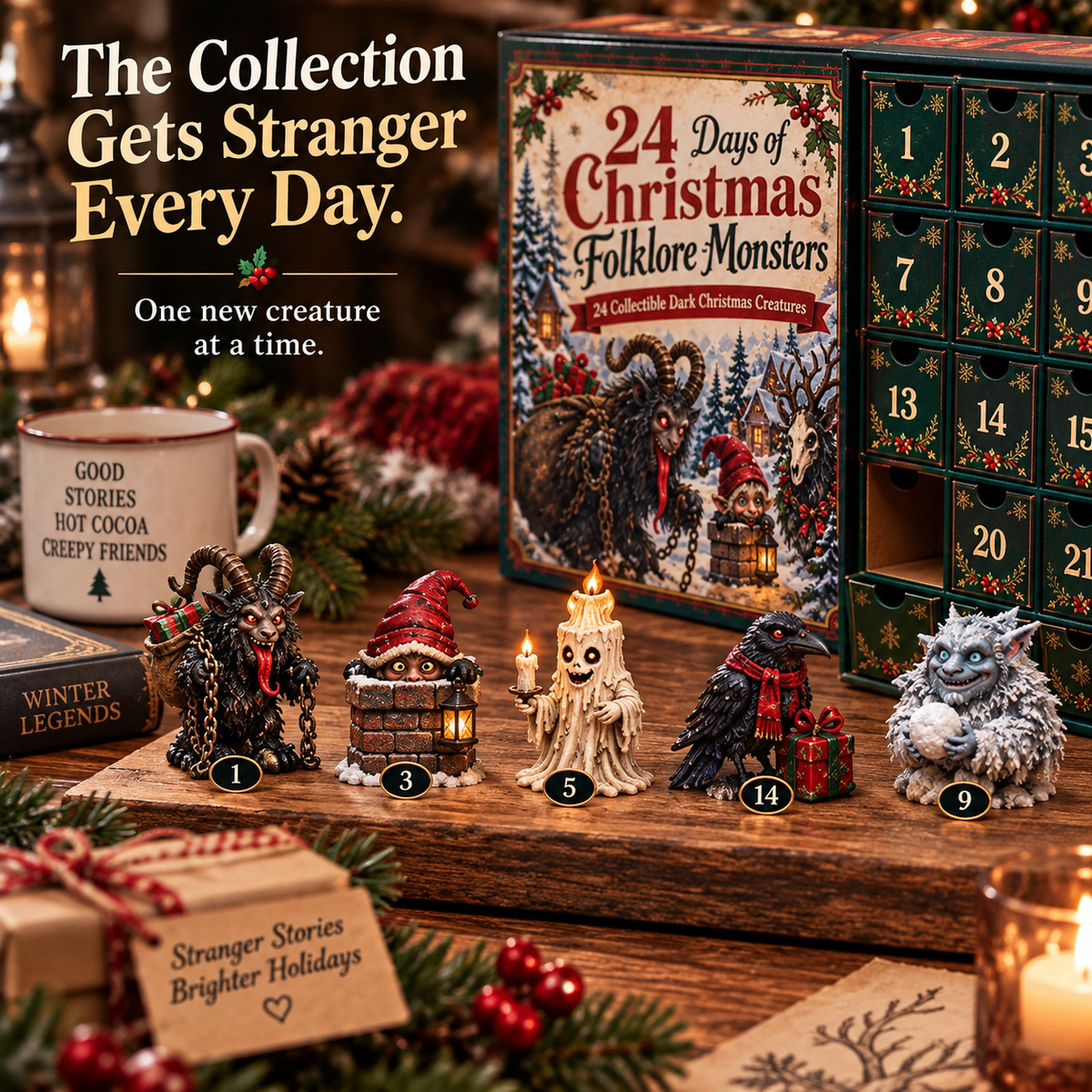 Christmas folklore monster collection getting stranger every day