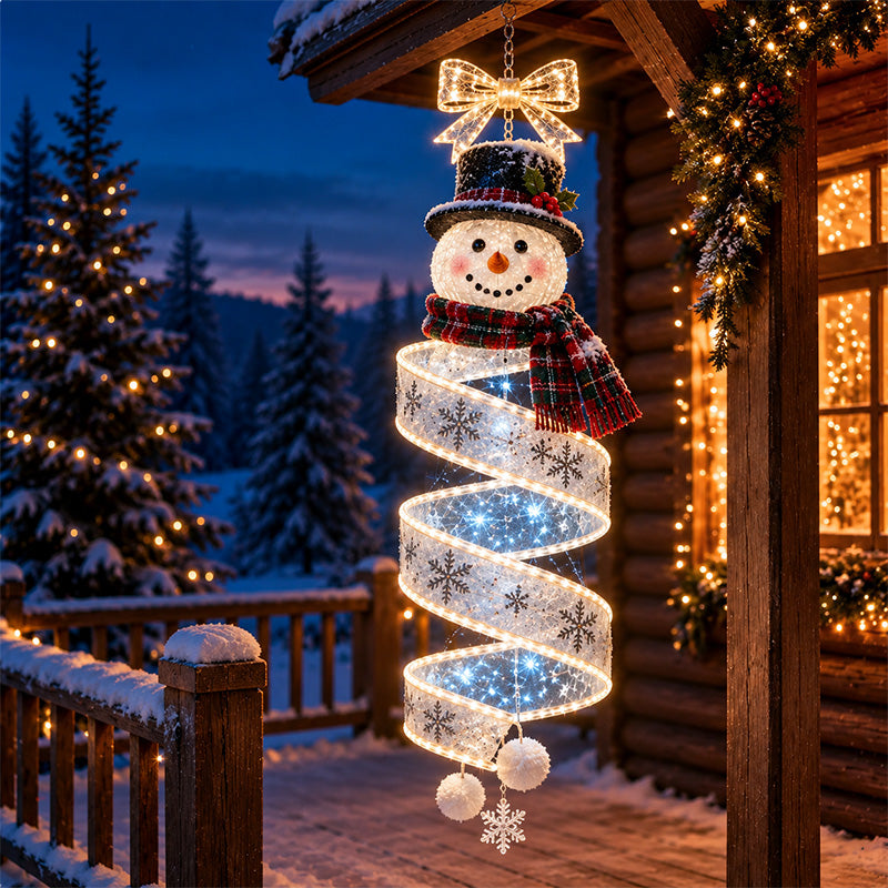 🎄✨ Christmas Character Spiral Hanging Light