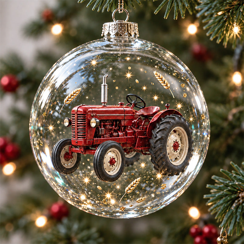 🎄🚜 Farm Life Christmas Ornament