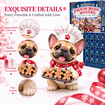 ✨🐾 Frenchie Holiday Adventures | 24 Unique Christmas French Bulldog Collectibles🎁