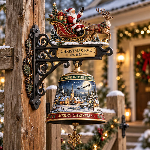 🔔🎅 Santa’s Christmas Eve Wall Bell