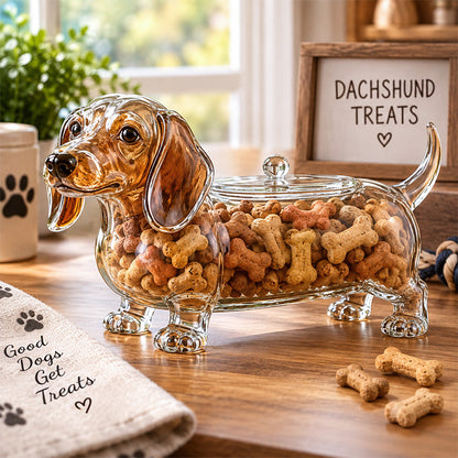 🐶 Dachshund Treat Jar