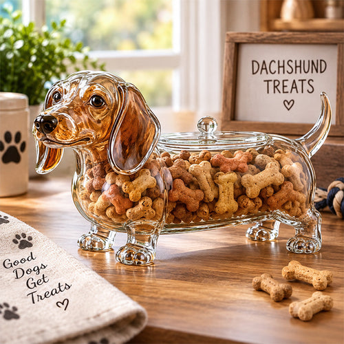 🐶 Dachshund Treat Jar