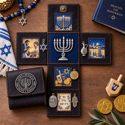 🕎✨ Hanukkah Portable Prayer Altar – Festival of Lights Keepsake for Faith & Family