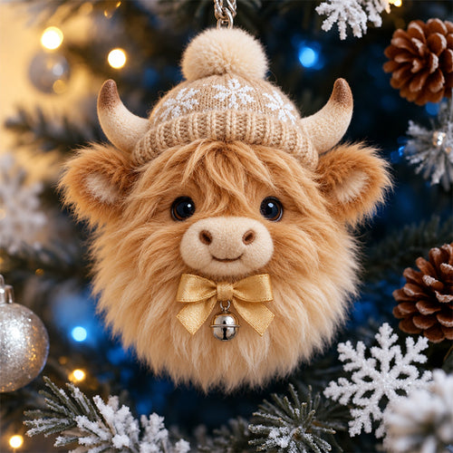 🎄🐾 Christmas Fluffy Animal Ornament