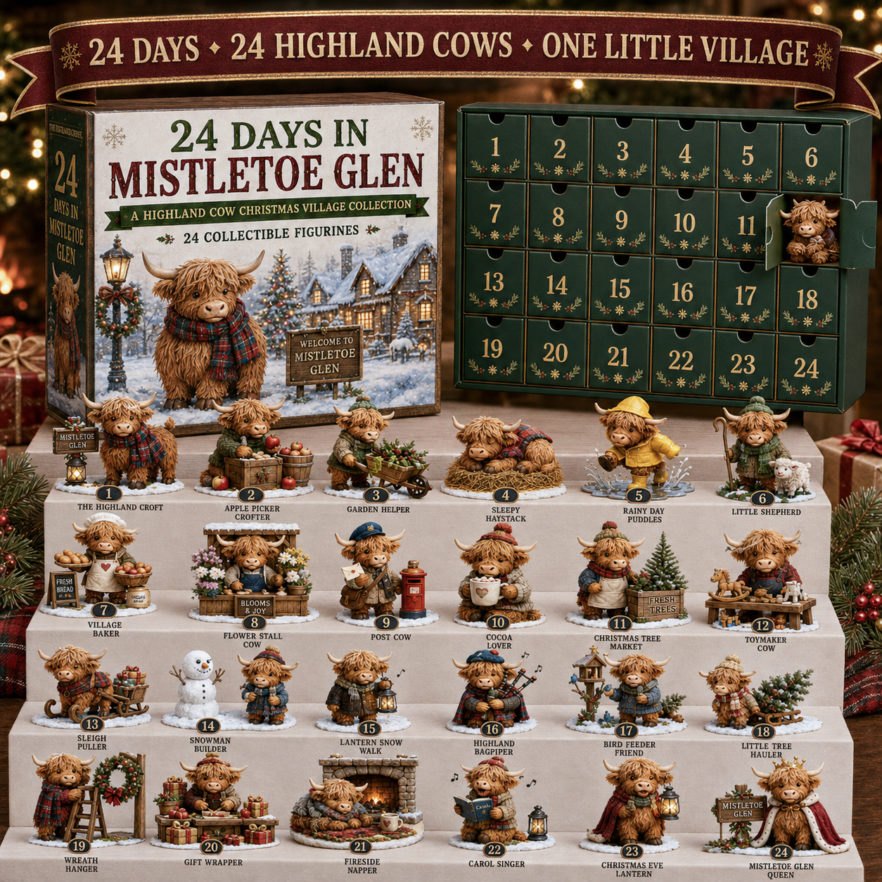 ⏰Limited Stock 50% OFF - 🎄🐾 2026 Dachshund Advent Calendar – 24 Days of Wiener Dog Joy