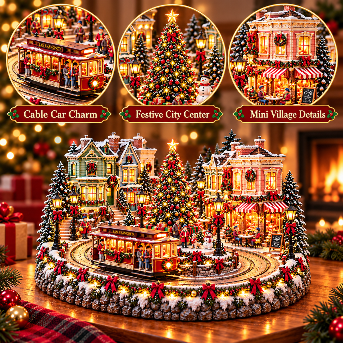 San Francisco Christmas Cable Car details