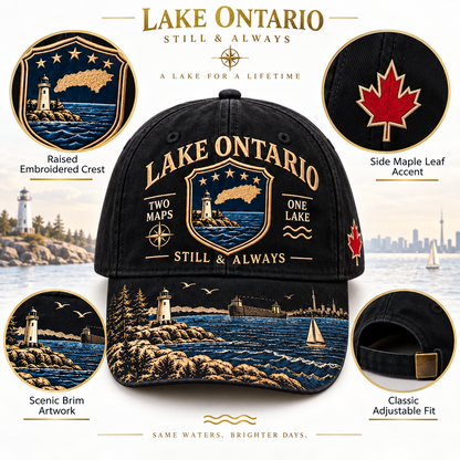 🧢🌊 Lake Ontario Still & Always Heritage Cap