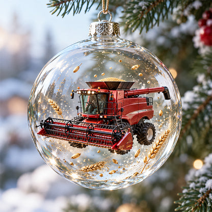 🎄🚜 Farm Life Christmas Ornament