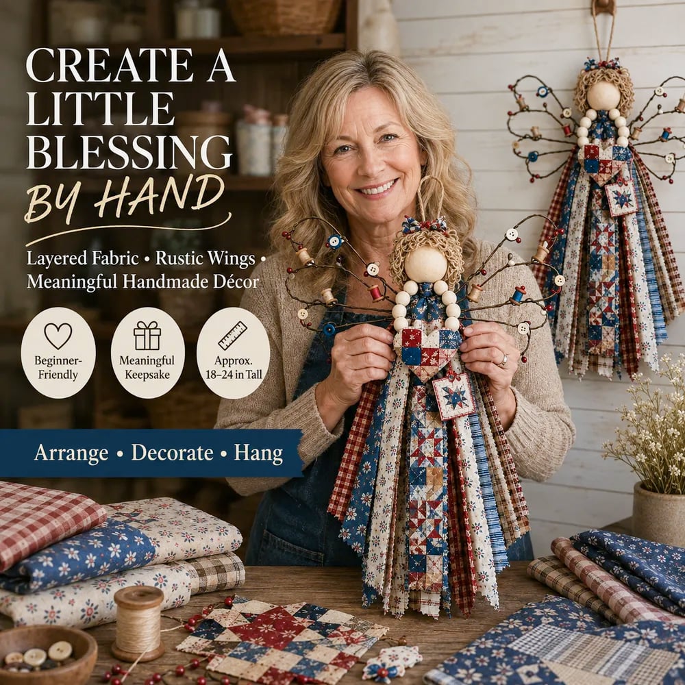 🪽 Angel Fabric Hanging DIY Kit
