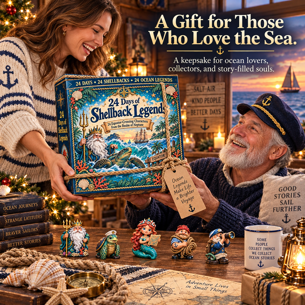 🌊⚓ 24 Days of Shellback Legends – 24 Ocean Characters from the Realm of Neptune