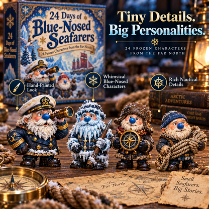 🔵⚓ 24 Days of Blue-Nosed Seafarers – 24 Frozen Characters from the Far North