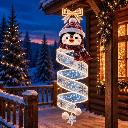 🎄✨ Christmas Character Spiral Hanging Light