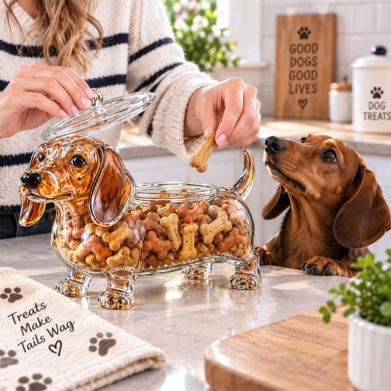 🐶 Dachshund Treat Jar