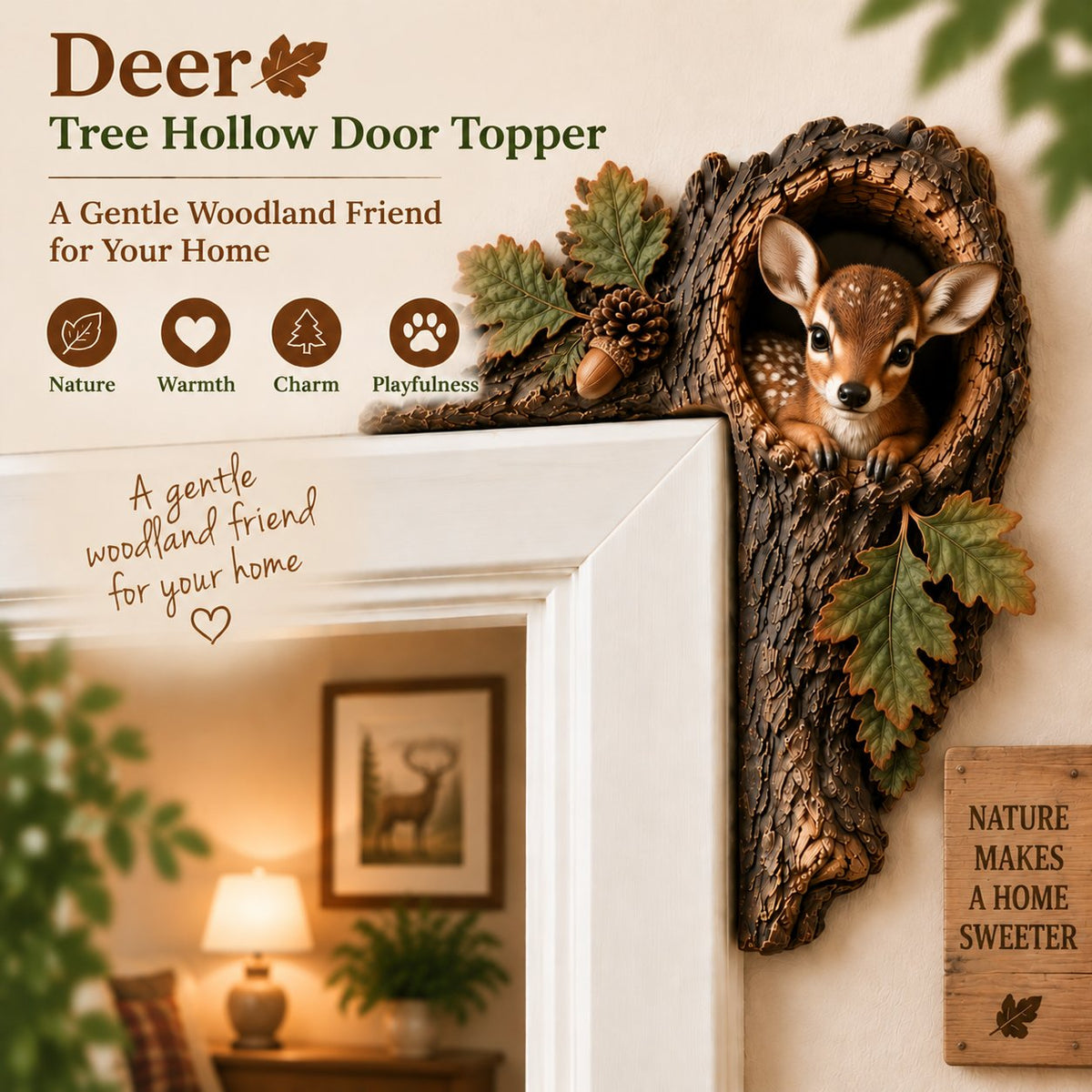 Woodland Peekaboo cozy home