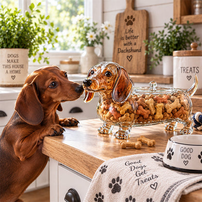 🐶 Dachshund Treat Jar