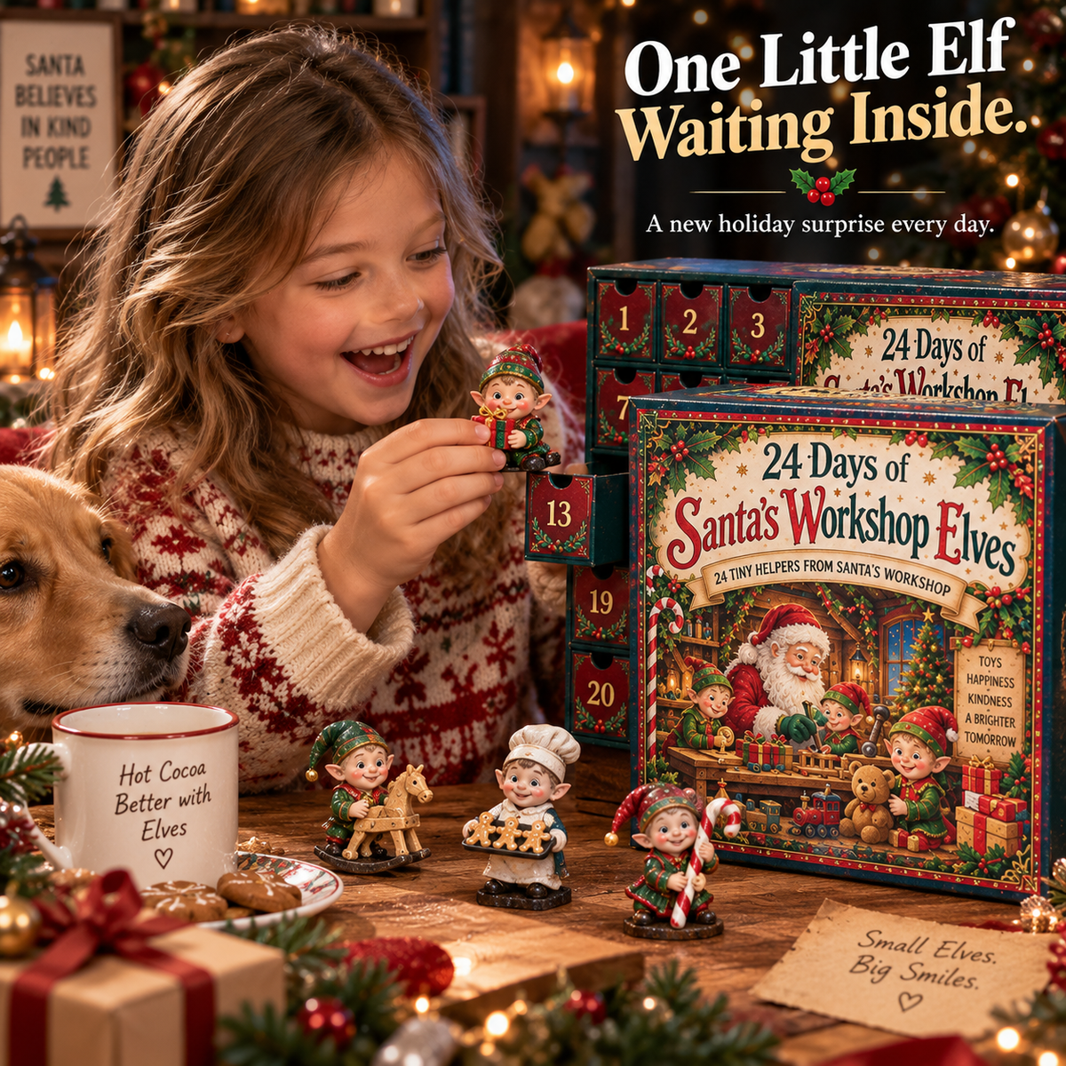 🎅🧝 24 Days of Santa’s Workshop Elves – 24 Tiny Holiday Helpers