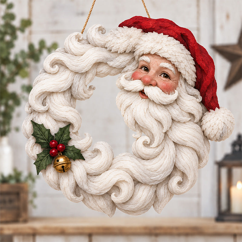 🎅🎄 Santa Beard Christmas Wreath