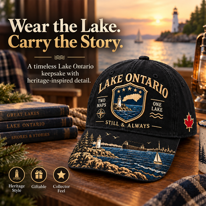 🧢🌊 Lake Ontario Still & Always Heritage Cap
