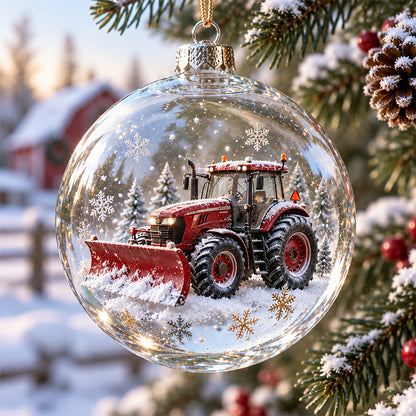 🎄🚜 Farm Life Christmas Ornament