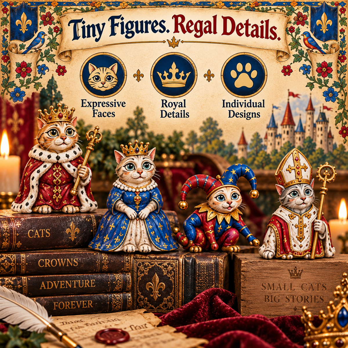 👑🐈 24 Days of Royal Medieval Cats