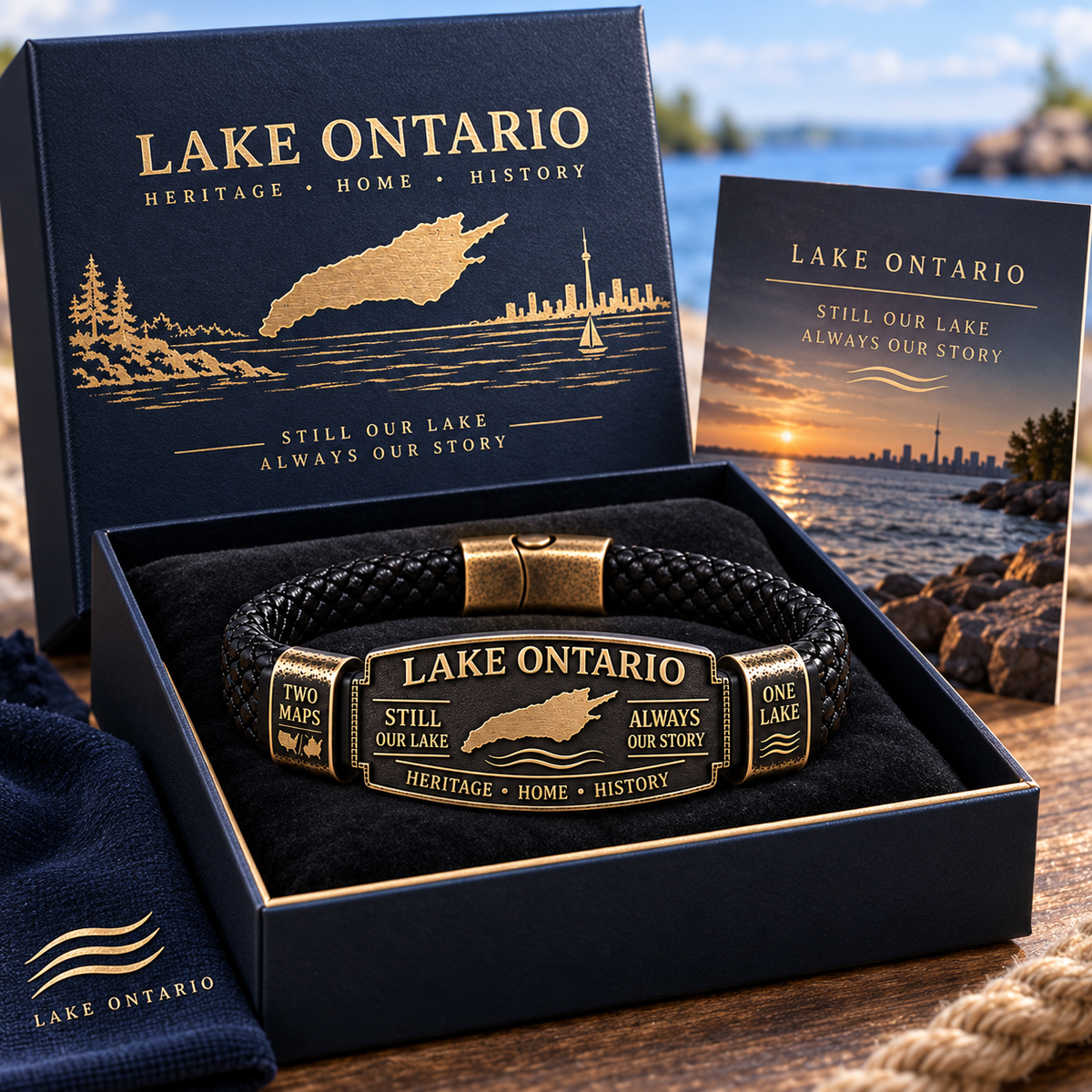 🌊 Lake Ontario Heritage Bracelet