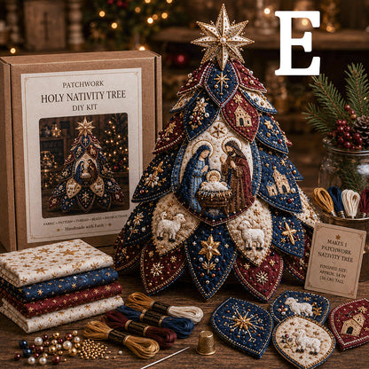 🔥49% Off Last Day - BUY 3 GET 1 FREE✝️ Religious-Themed Beaded & Quilted Christmas Tree DIY Kit