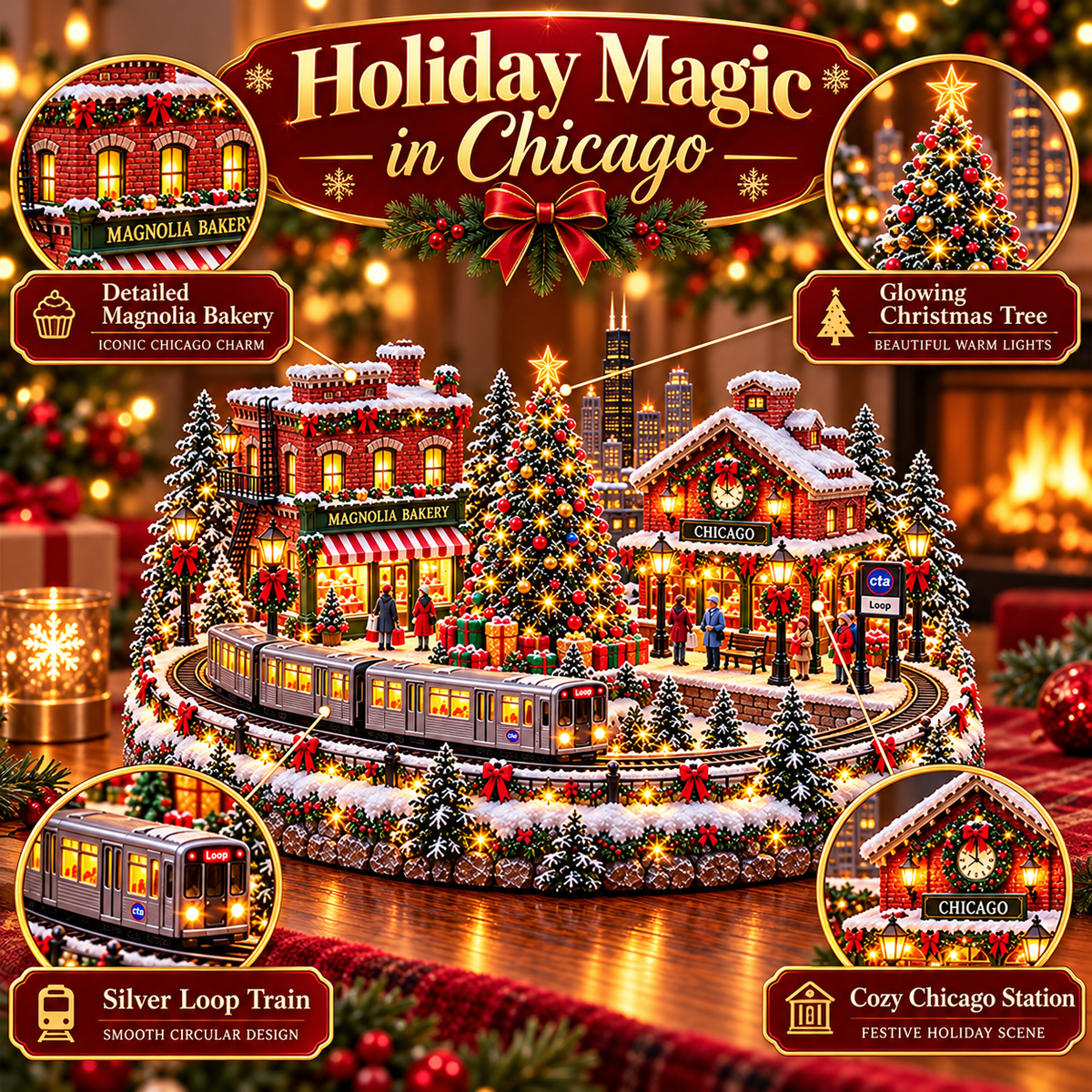 Chicago Christmas Railway details