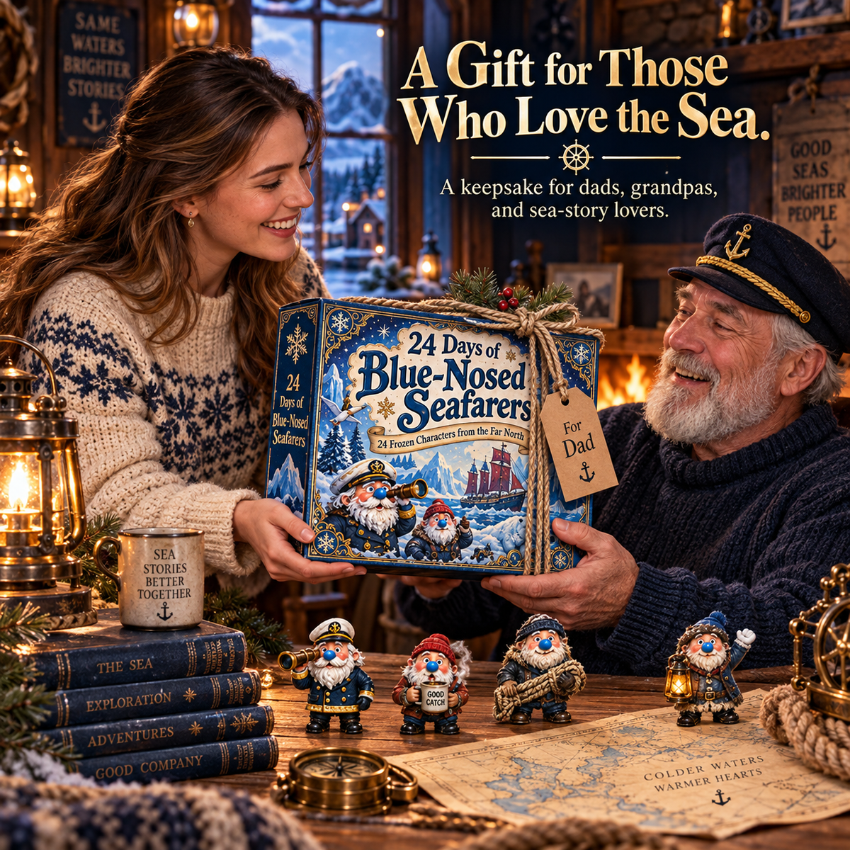 🔵⚓ 24 Days of Blue-Nosed Seafarers – 24 Frozen Characters from the Far North