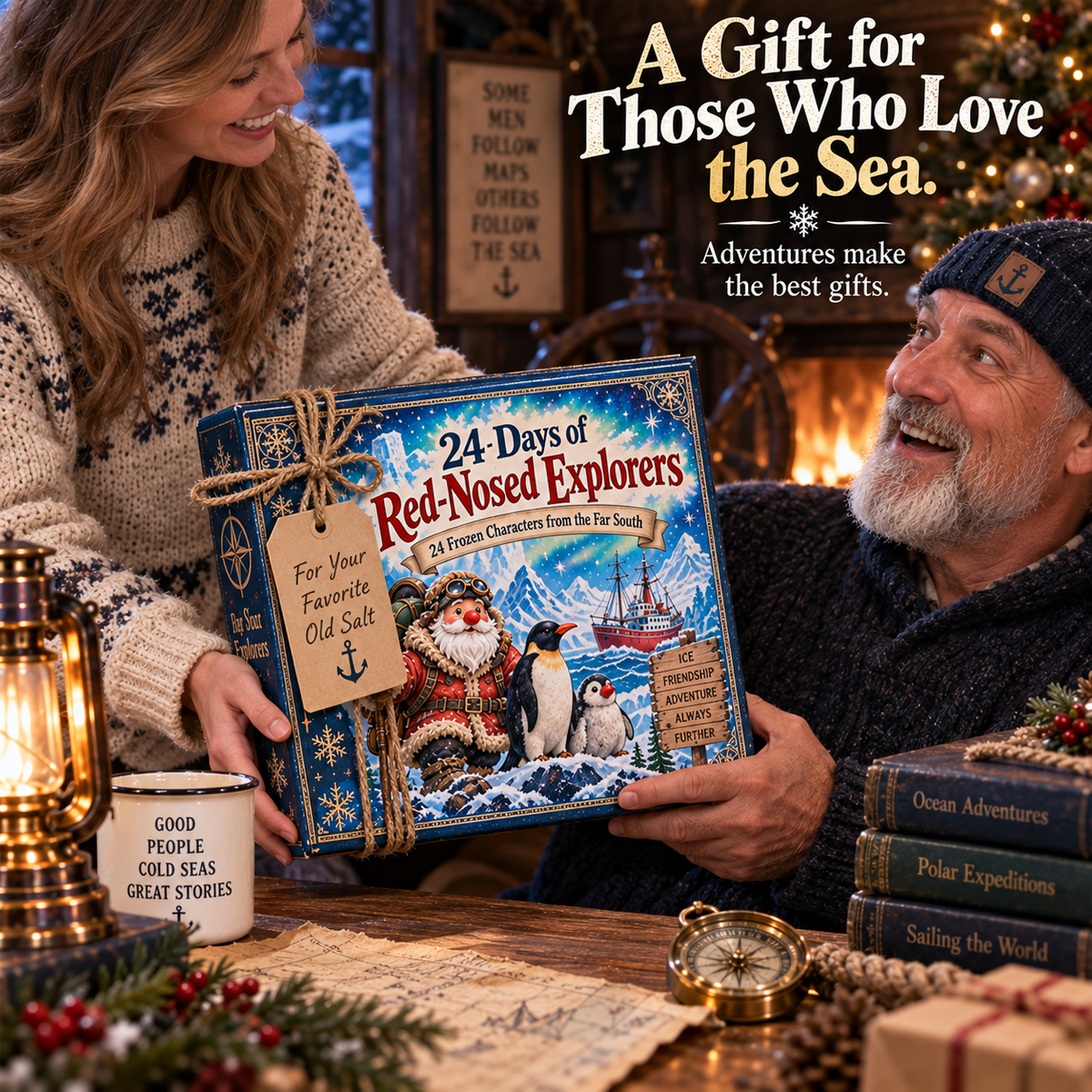 Red-Nosed Explorers gift for sea and adventure lovers