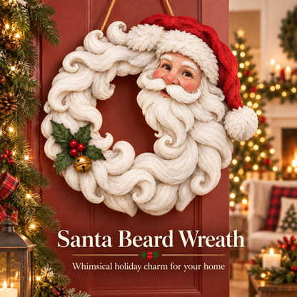 🎅🎄 Santa Beard Christmas Wreath