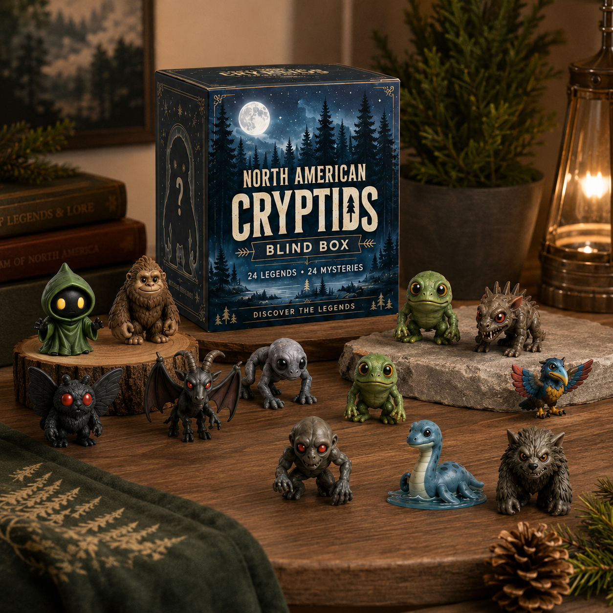North American Cryptids collector display