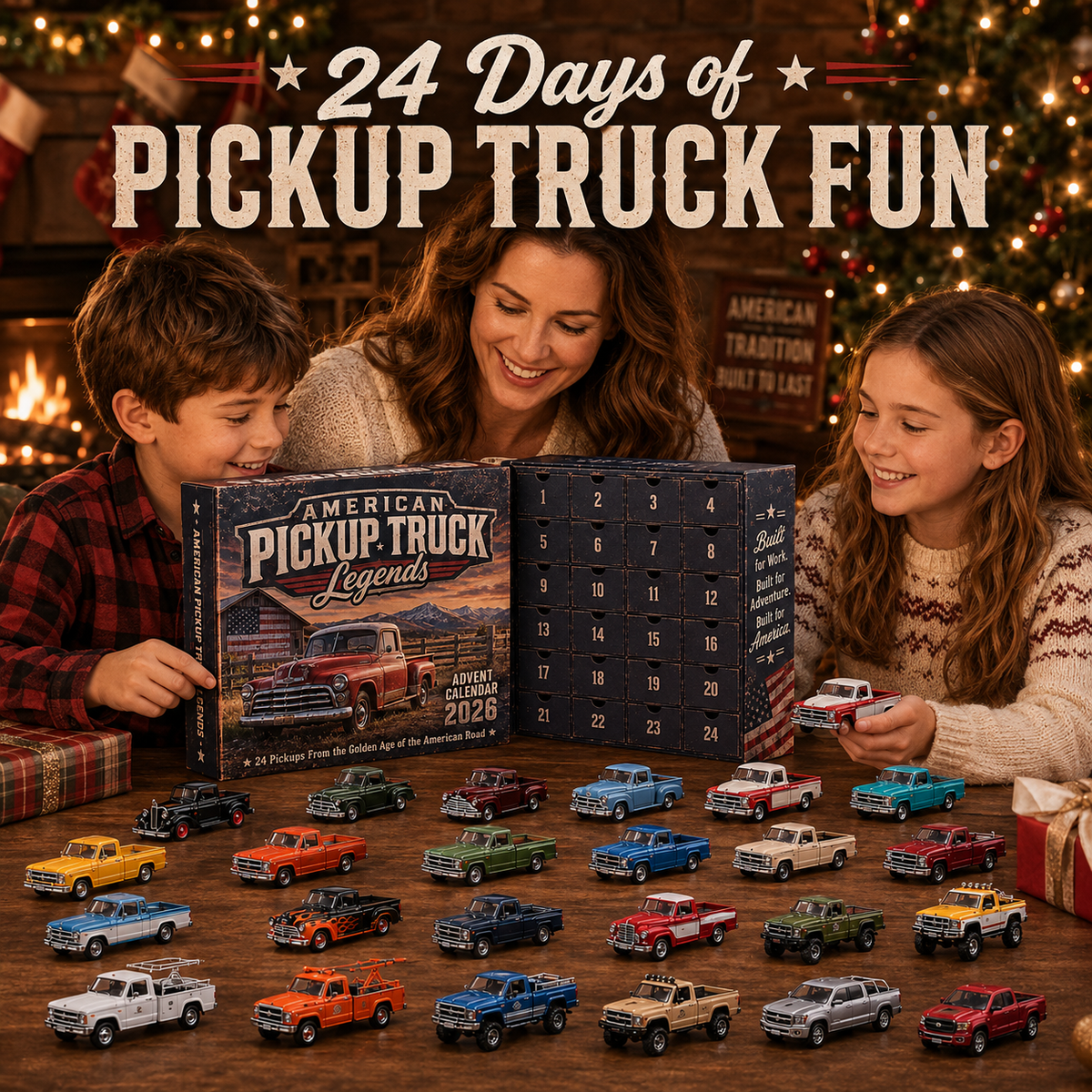🛻 Pickup Truck Legends Advent Calendar 2026