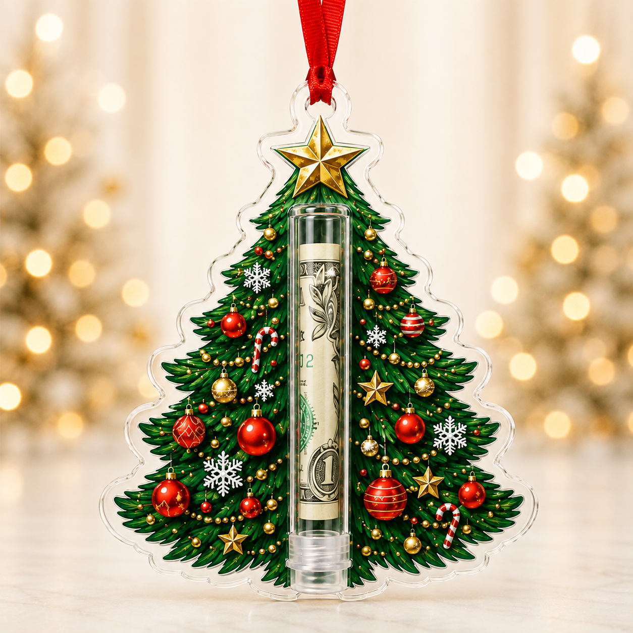 🎁💵 Christmas Cash Holder Ornament — Turn Cash Into a Christmas Surprise