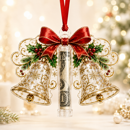 🎁💵 Christmas Cash Holder Ornament — Turn Cash Into a Christmas Surprise