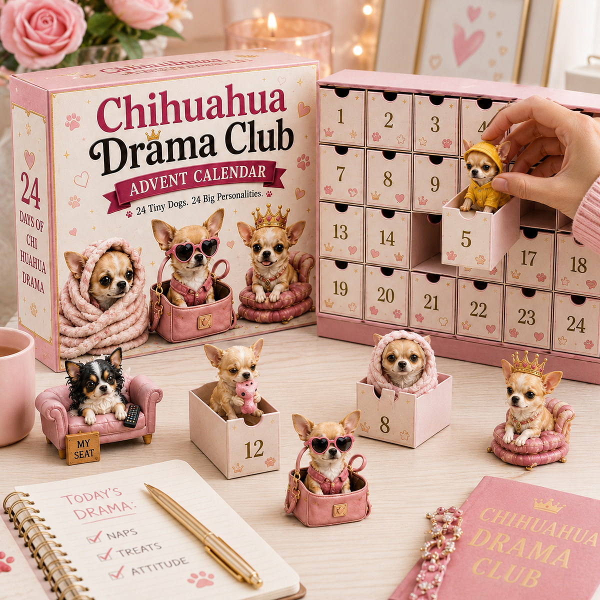 Daily Chihuahua Advent Calendar opening