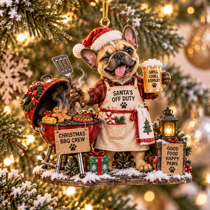 🎄 Frenchie Christmas Chaos™ | 5 Hilarious Holiday Frenchie Collectible Ornaments