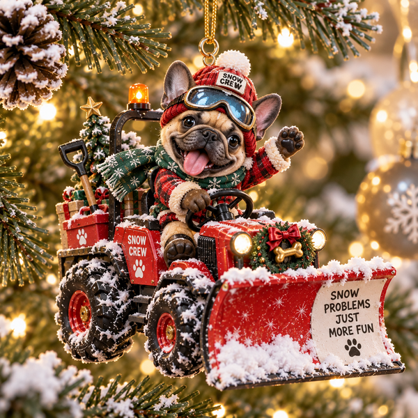 Frenchie Snowplow Driver