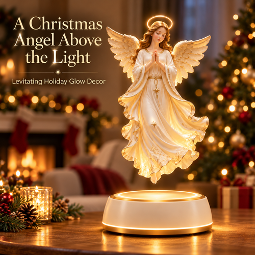 ✨ Angel of Light Levitation™ – Floating Christmas Angel Glow