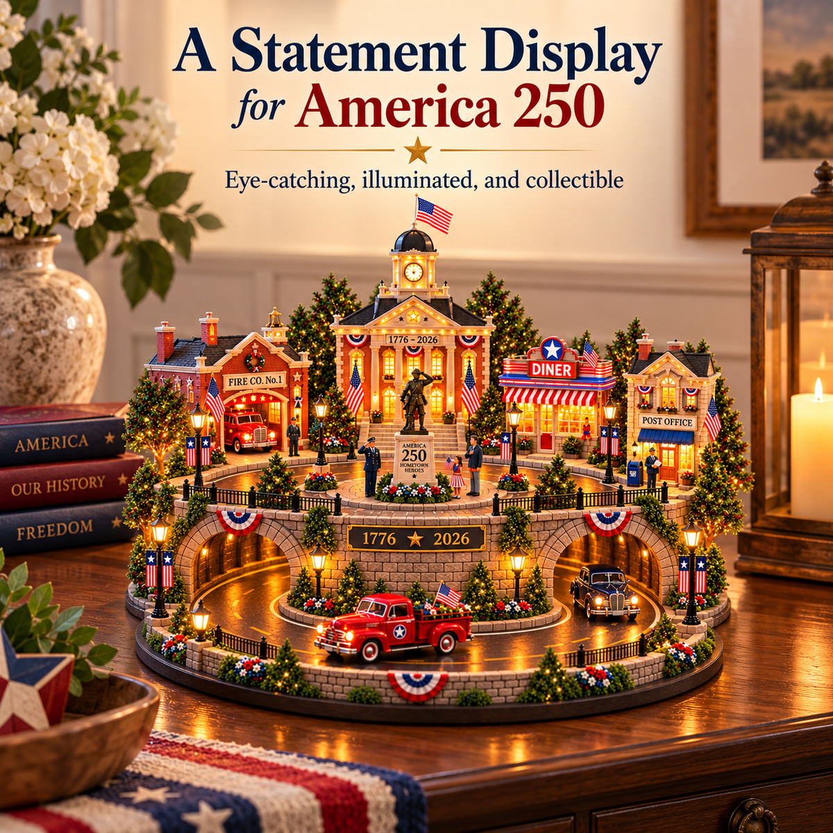 America 250 Veterans Tribute Village home display