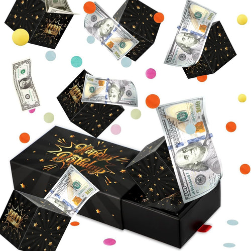 🎁 Christmas Money Surprise Explosion Box – 10 Mini Pop-Up Gift Boxes for Cash, Notes & Gift Cards