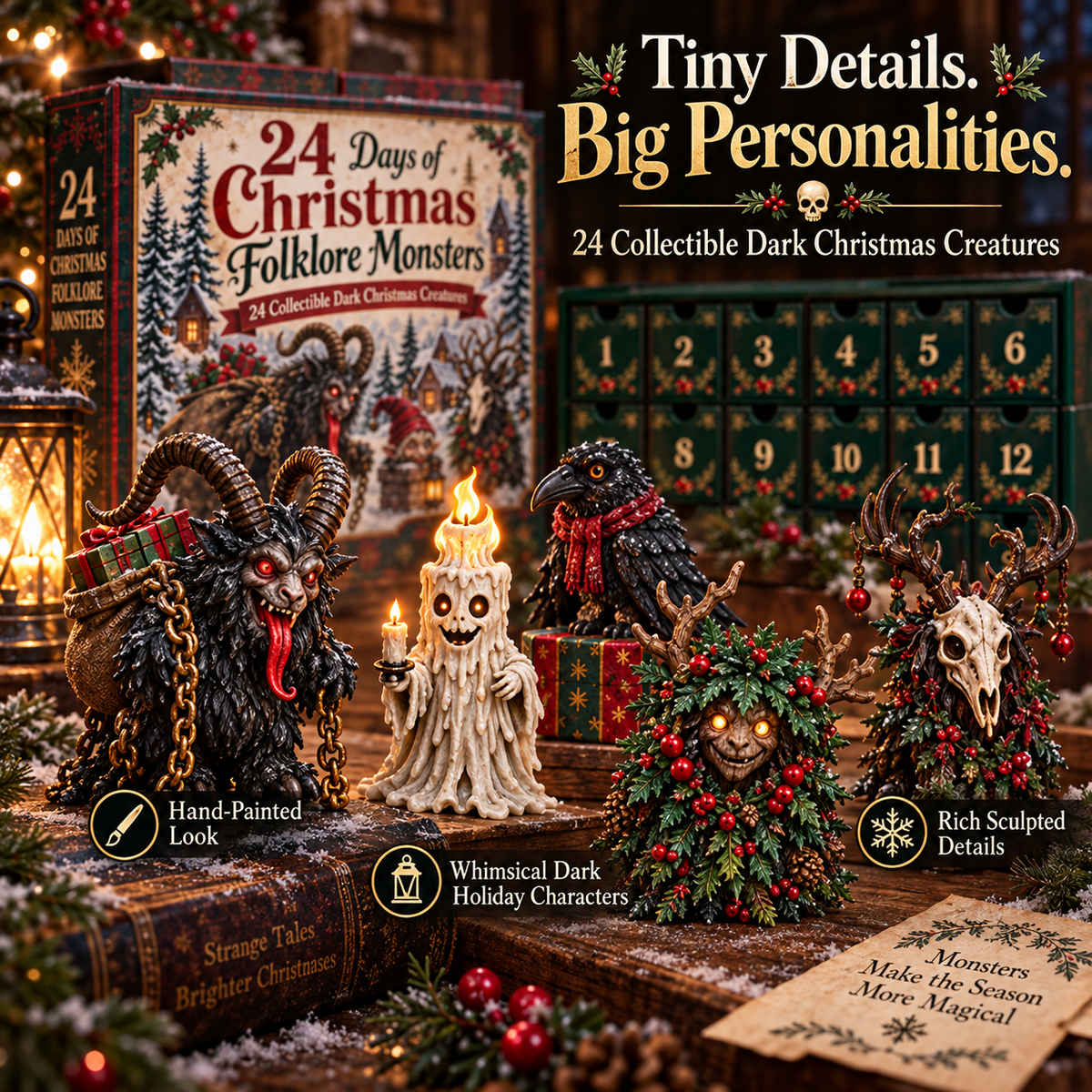 👹🎄 24 Days of Christmas Folklore Monsters – 24 Dark Holiday Creatures