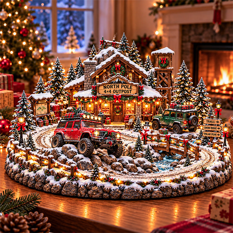 North Pole Off Road 4x4 Christmas Village