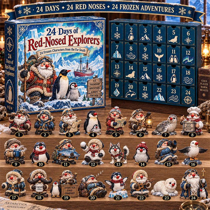 🔴❄️ 24 Days of Red-Nosed Explorers – 24 Frozen Adventures from the Far South