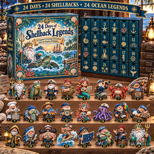 🌊⚓ 24 Days of Shellback Legends – 24 Ocean Characters from the Realm of Neptune