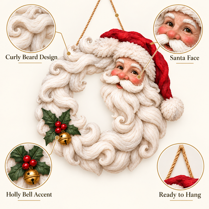 🎅🎄 Santa Beard Christmas Wreath