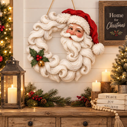 🎅🎄 Santa Beard Christmas Wreath