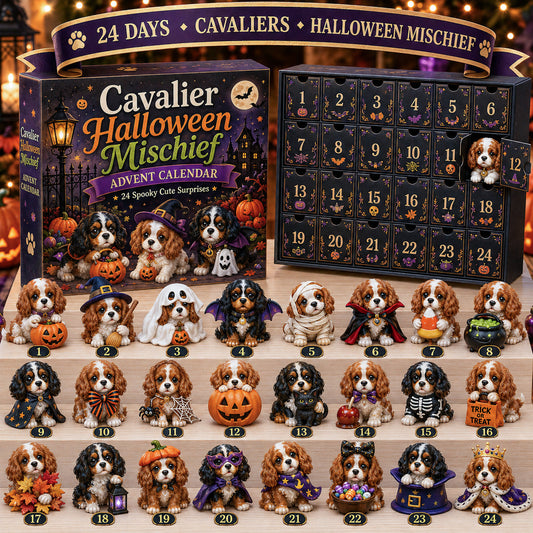 🐾Cavalier Adventures 24-Day Advent Calendar – 6 Themed Collections ✨