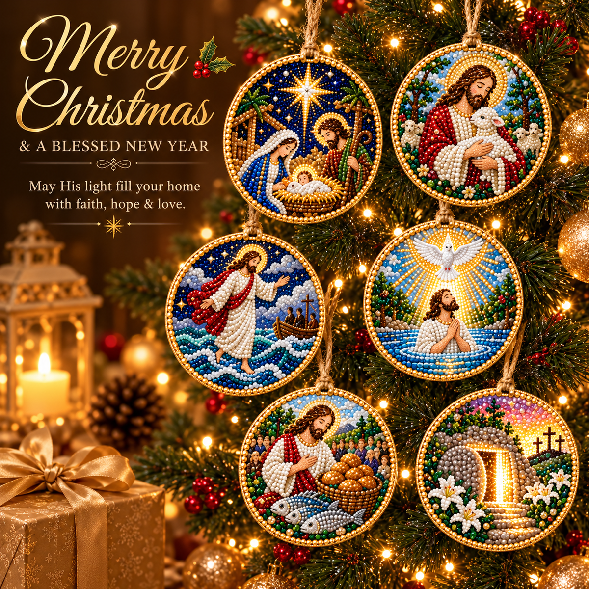 Life of Jesus Christian diamond painting ornaments